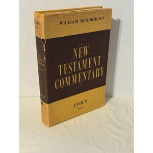 New Testament Commentary John Vol 1 1953 Hendriksen Baker HC Bible Theology VTG